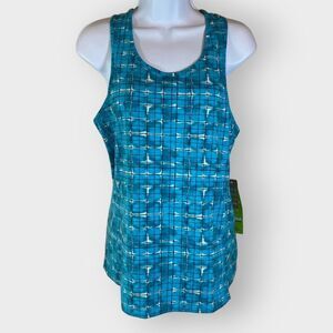 NEW | Title Nine Womens Matahari Top | Small | Sleeveless | Racer Back | Shibori